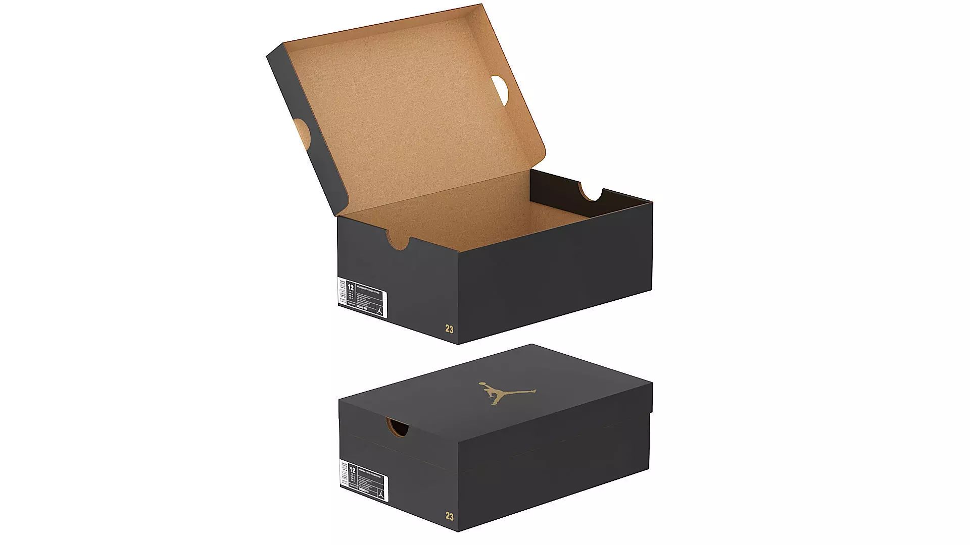 Jordan Box PBR  01 Low-poly 3D model_0