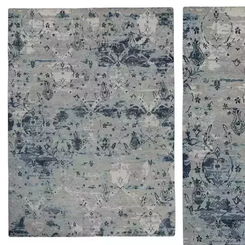 Stinson Watercolor Rug 3D model