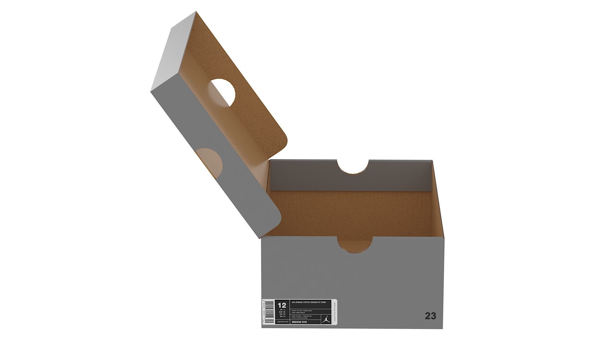 Jordan Box PBR 02 Low-poly 3D model_2