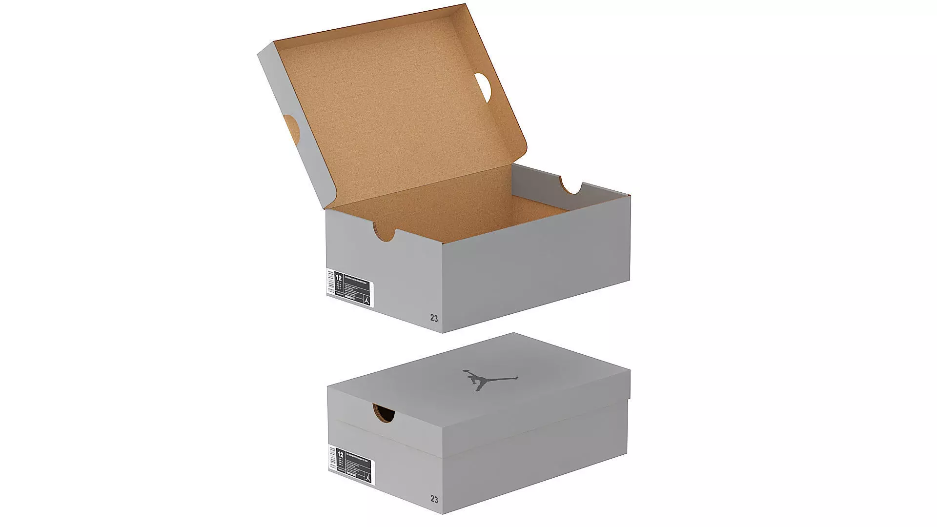 Jordan Box PBR 02 Low-poly 3D model_0