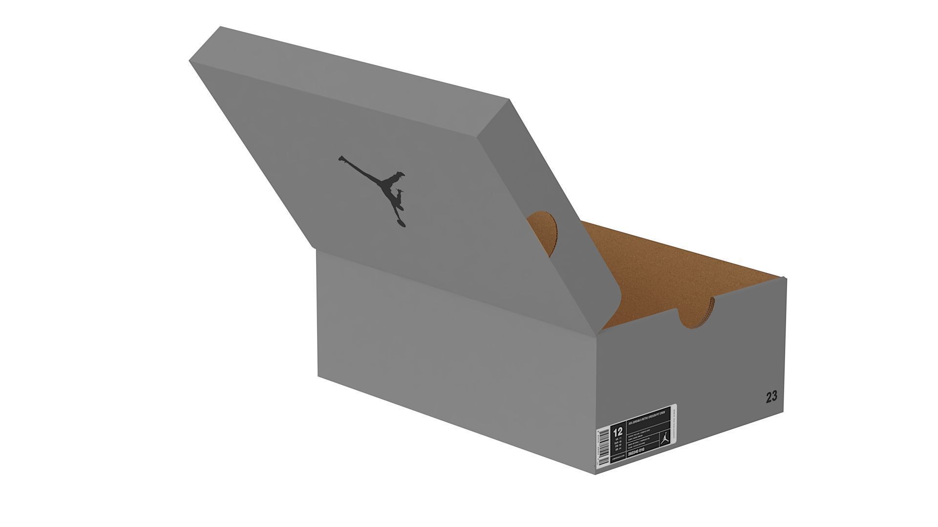 Jordan Box PBR 02 Low-poly 3D model_3