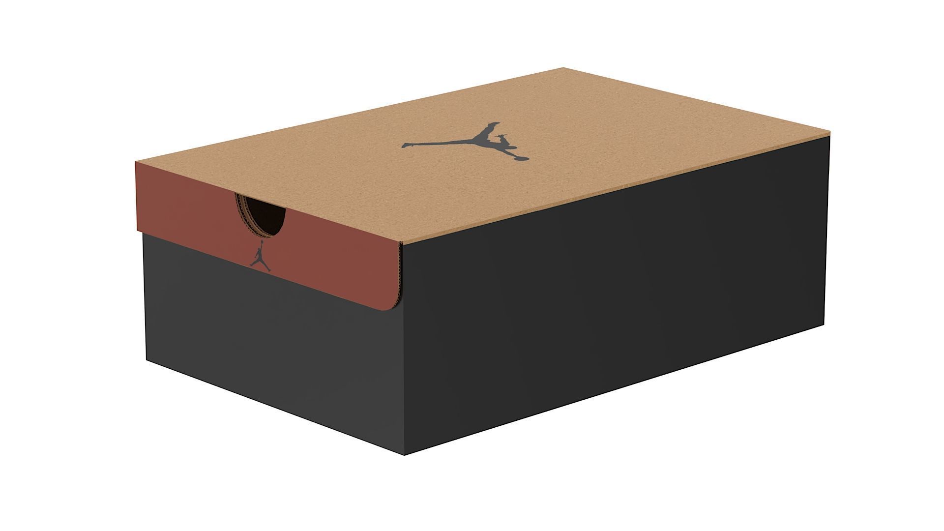 Jordan Box PBR 03 Low-poly 3D model_11