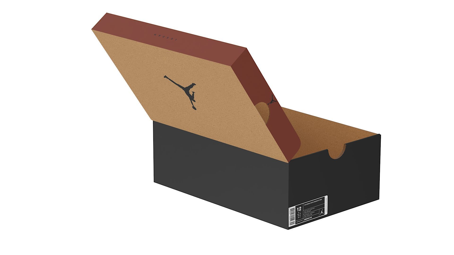 Jordan Box PBR 03 Low-poly 3D model_3
