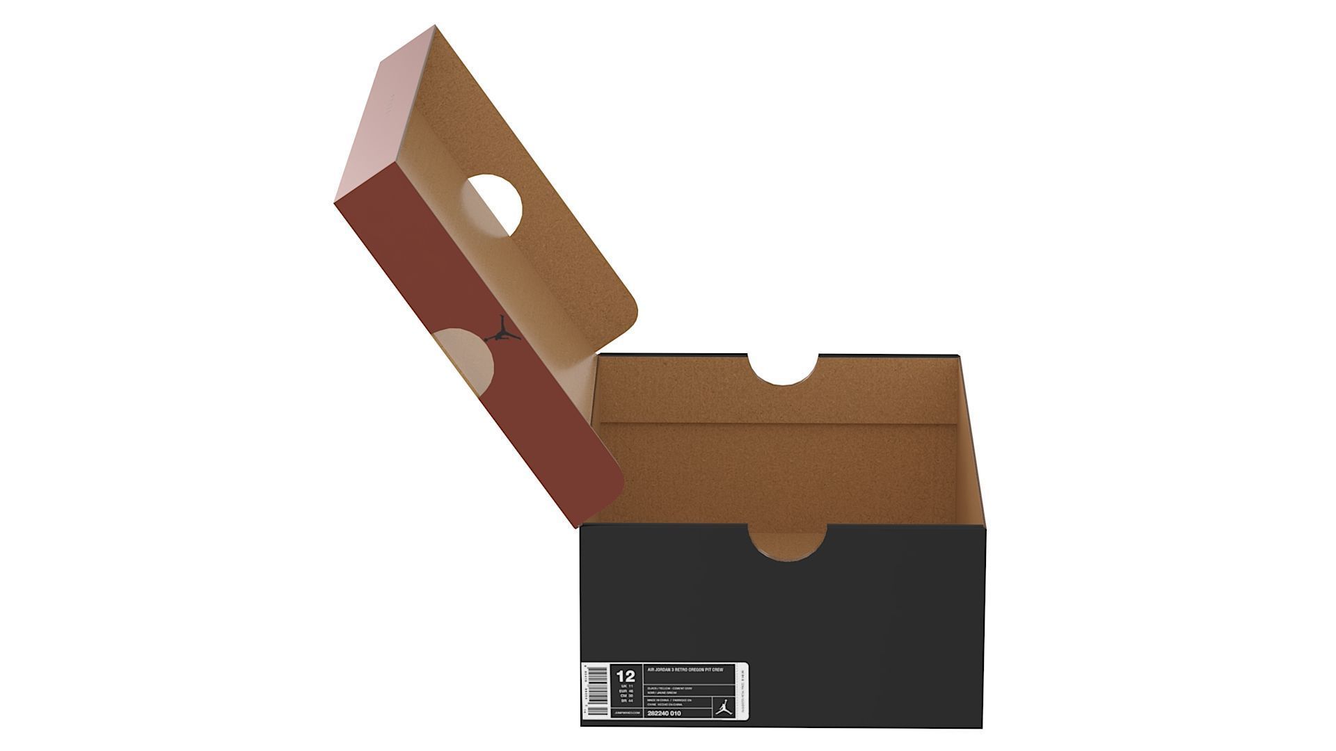 Jordan Box PBR 03 Low-poly 3D model_2