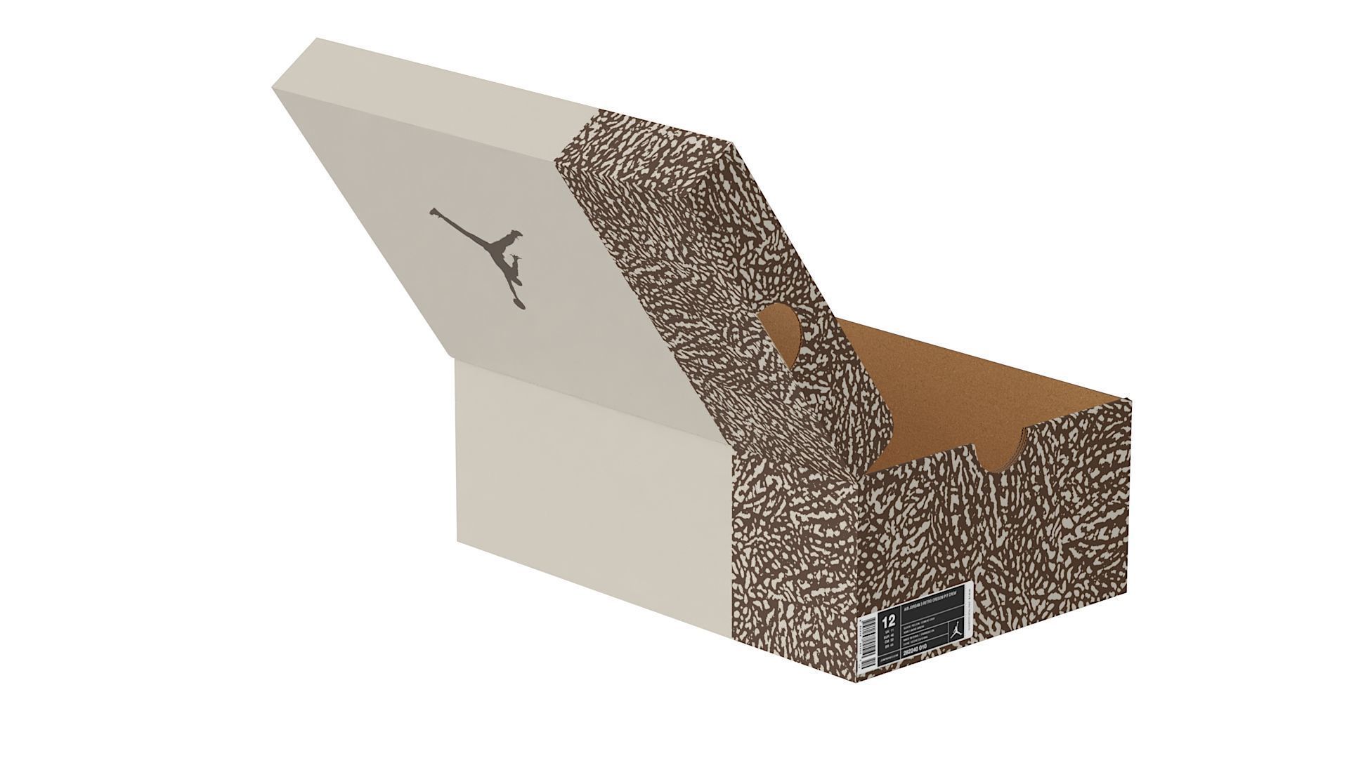 Jordan Box PBR 04 Low-poly 3D model_3