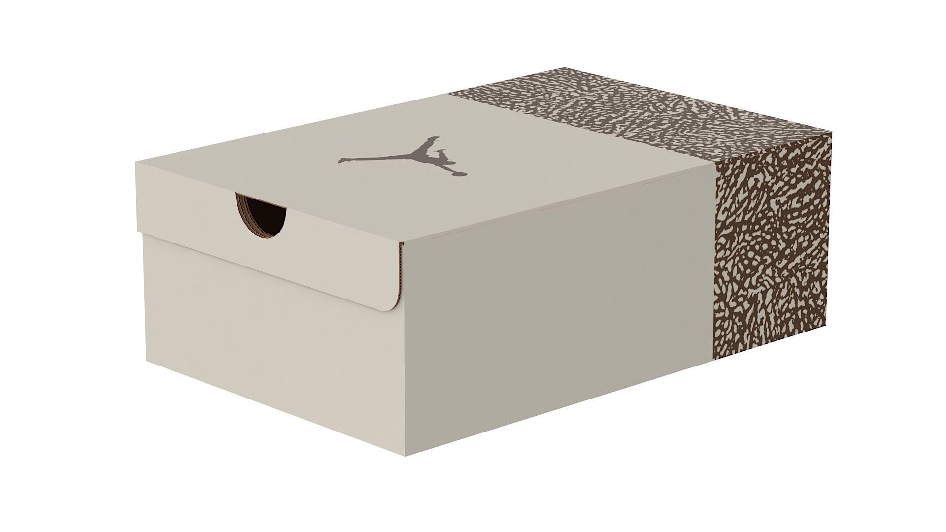 Jordan Box PBR 04 Low-poly 3D model_11