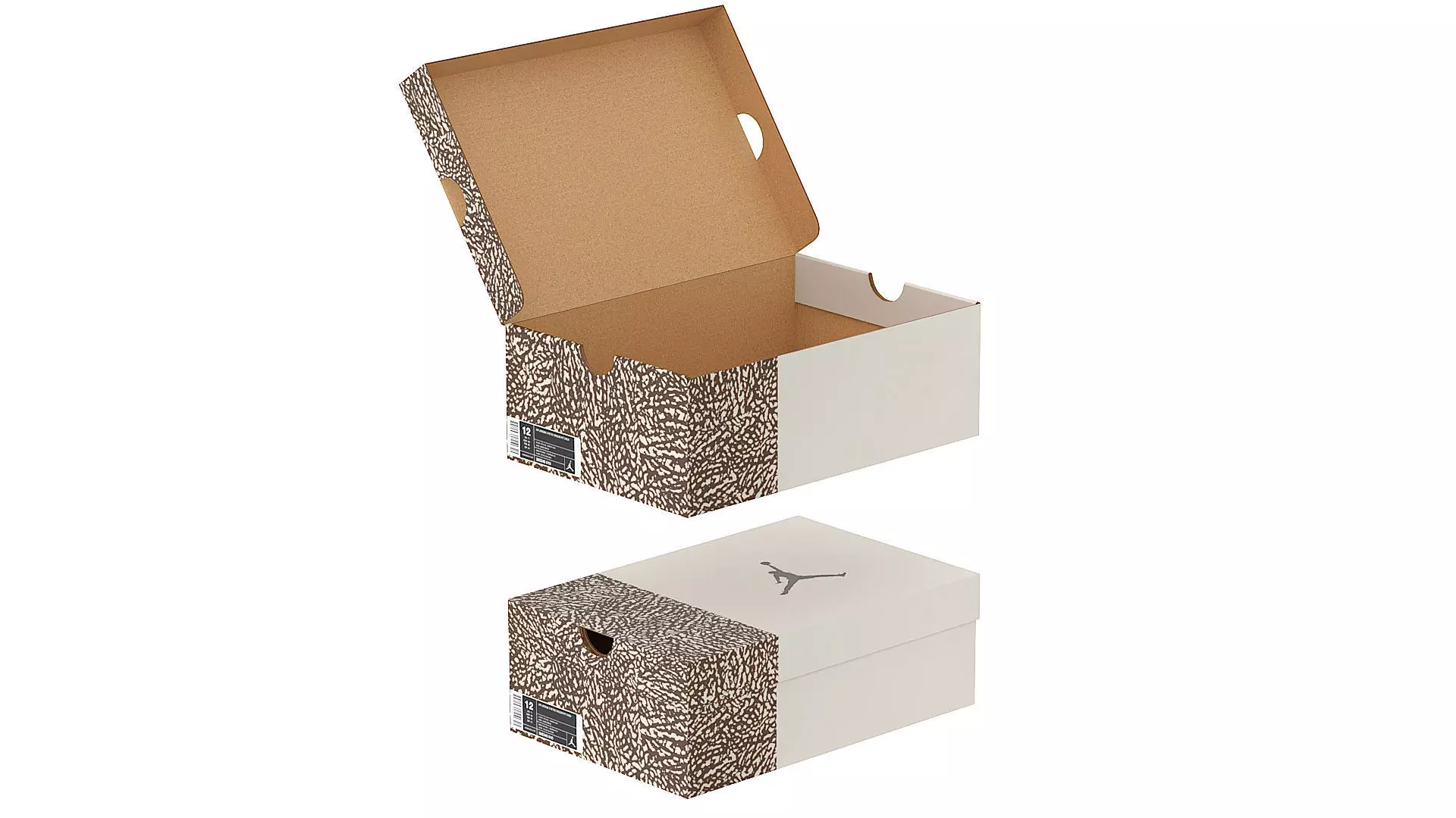 Jordan Box PBR 04 Low-poly 3D model_0