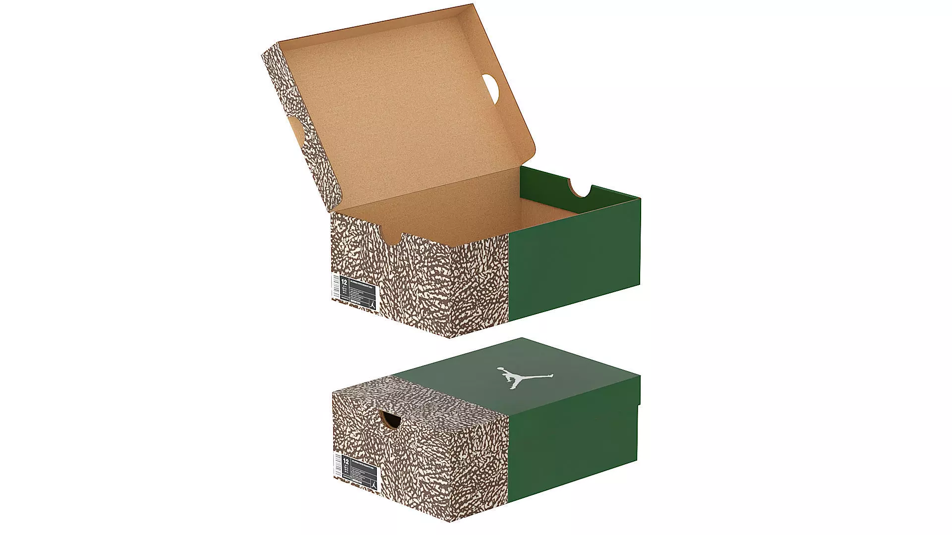 Jordan Box PBR 05 Low-poly 3D model_0