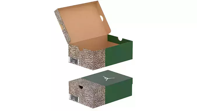 Jordan Box PBR 05 Low-poly 3D model