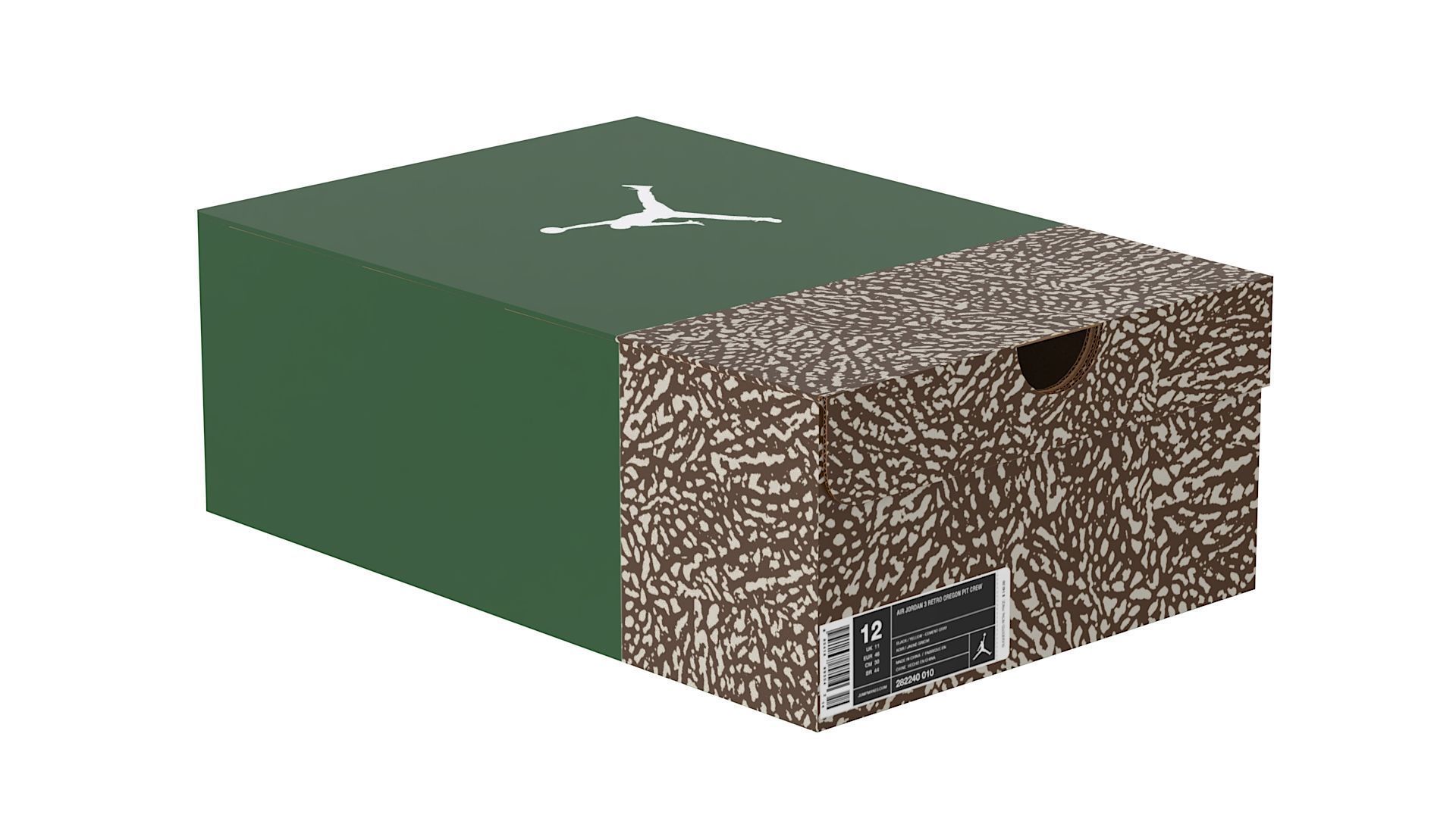 Jordan Box PBR 05 Low-poly 3D model_9