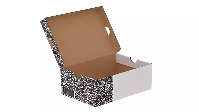 Jordan Box PBR 06 Low-poly 3D model