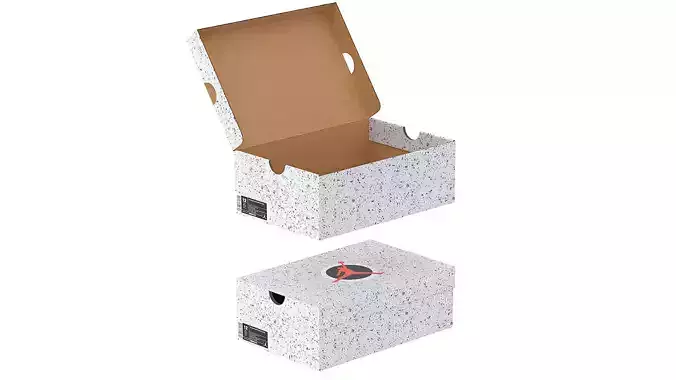 Jordan Box PBR 07 Low-poly 3D model
