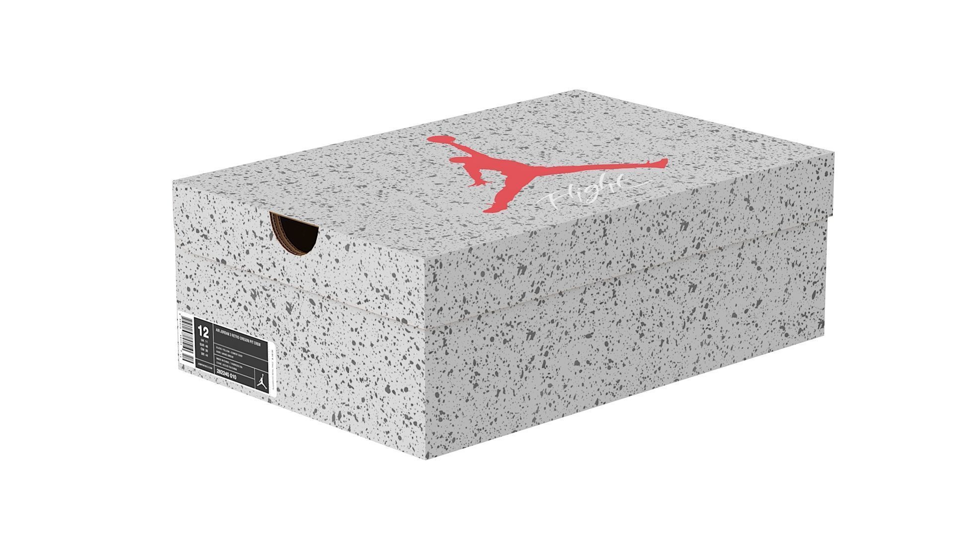Jordan Box PBR 08 Low-poly 3D model_7