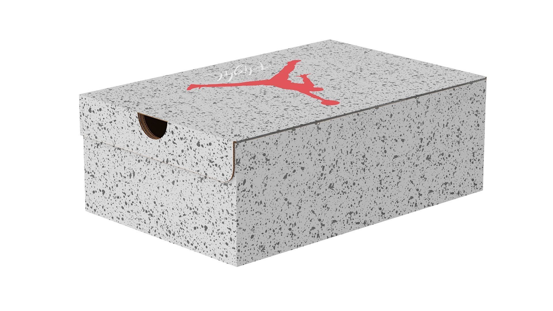 Jordan Box PBR 08 Low-poly 3D model_11