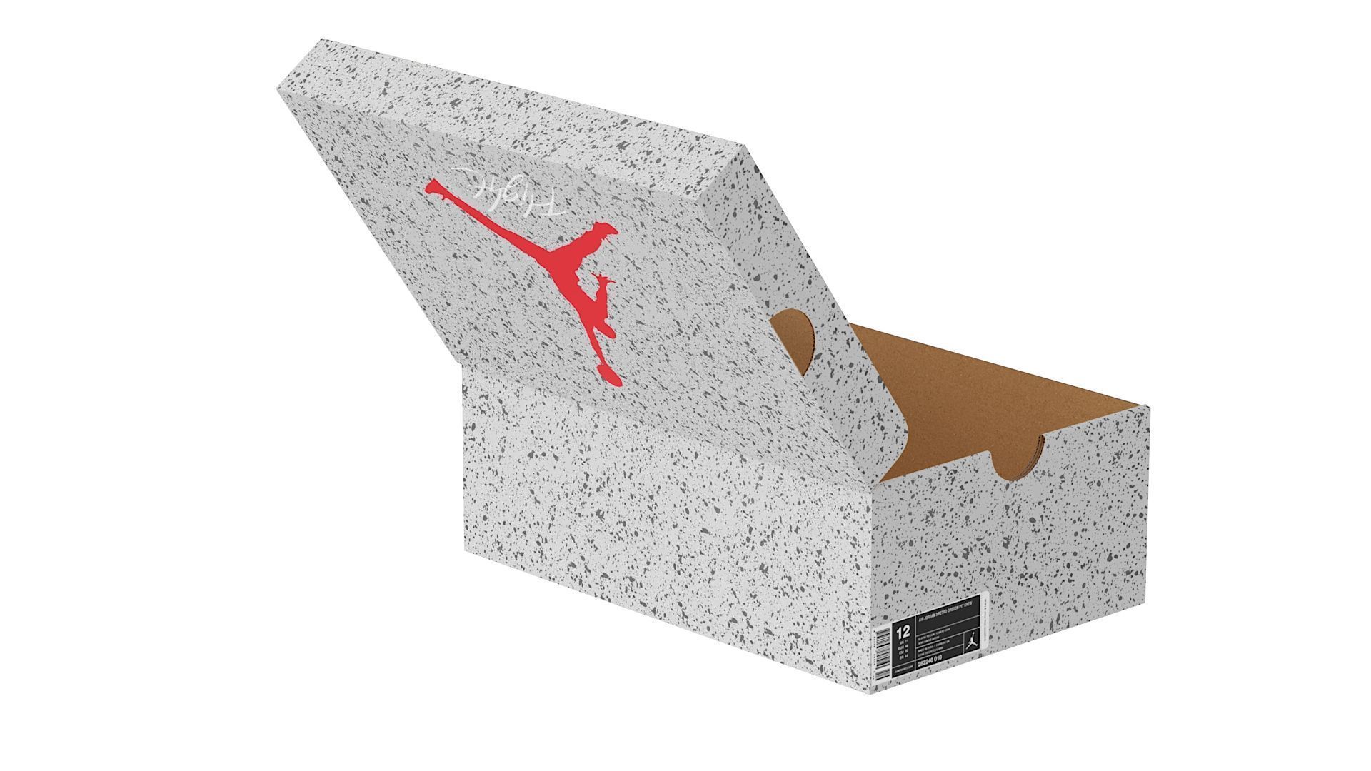 Jordan Box PBR 08 Low-poly 3D model_3