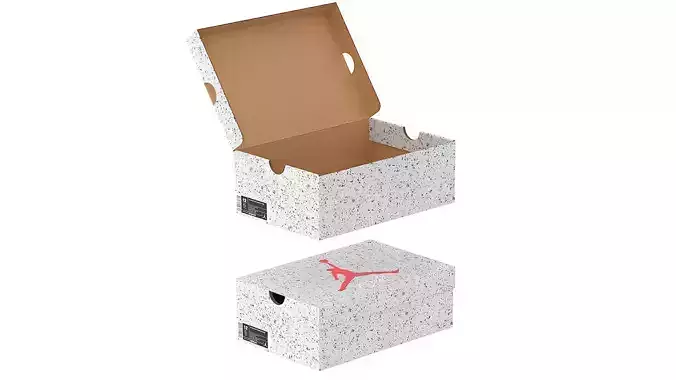 Jordan Box PBR 08 Low-poly 3D model
