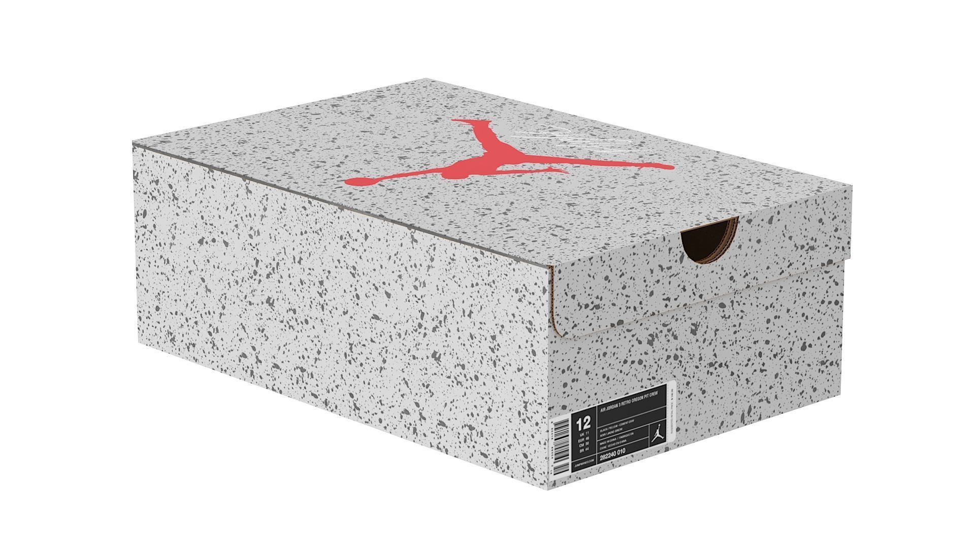 Jordan Box PBR 08 Low-poly 3D model_9