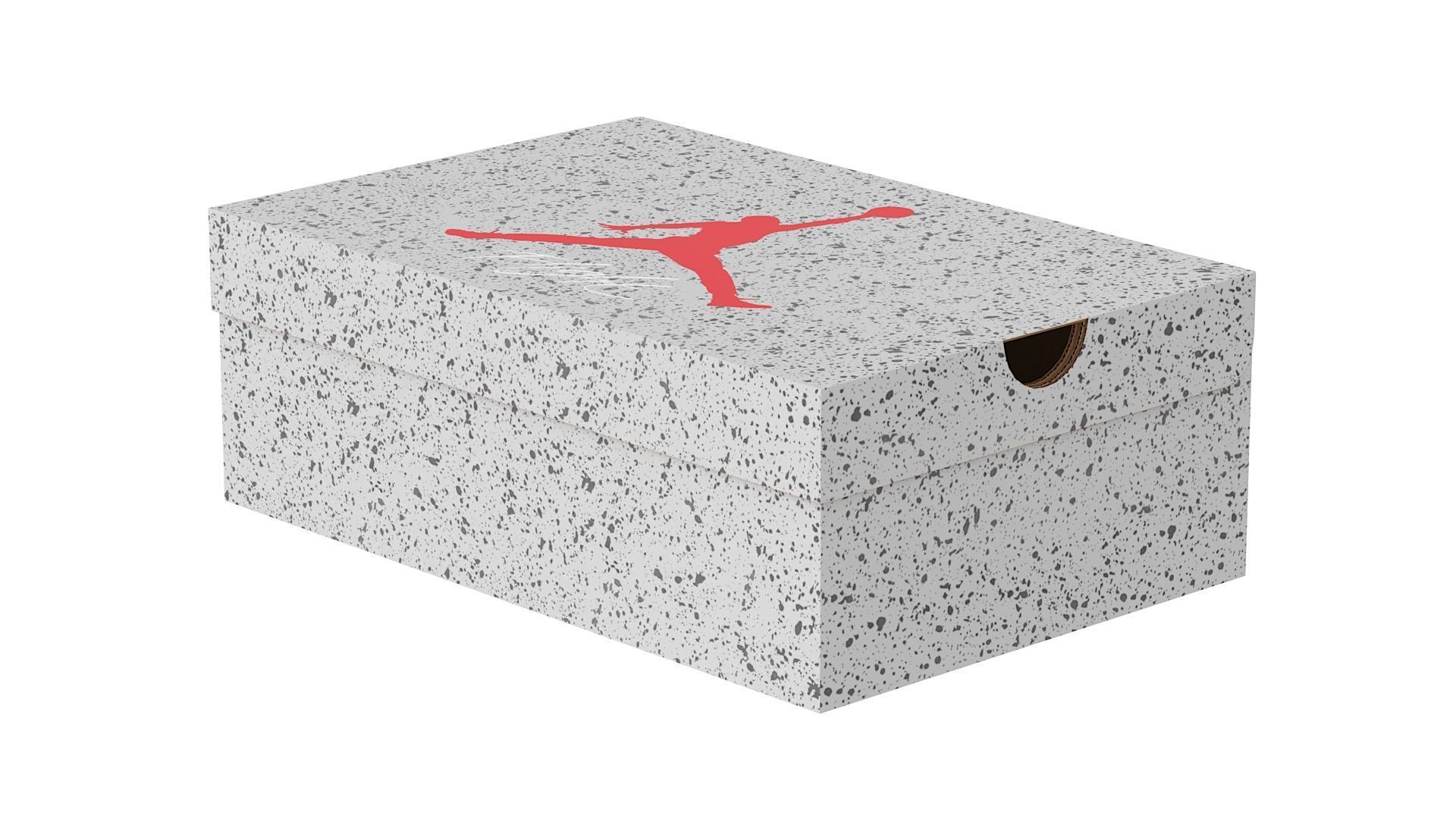 Jordan Box PBR 08 Low-poly 3D model_12