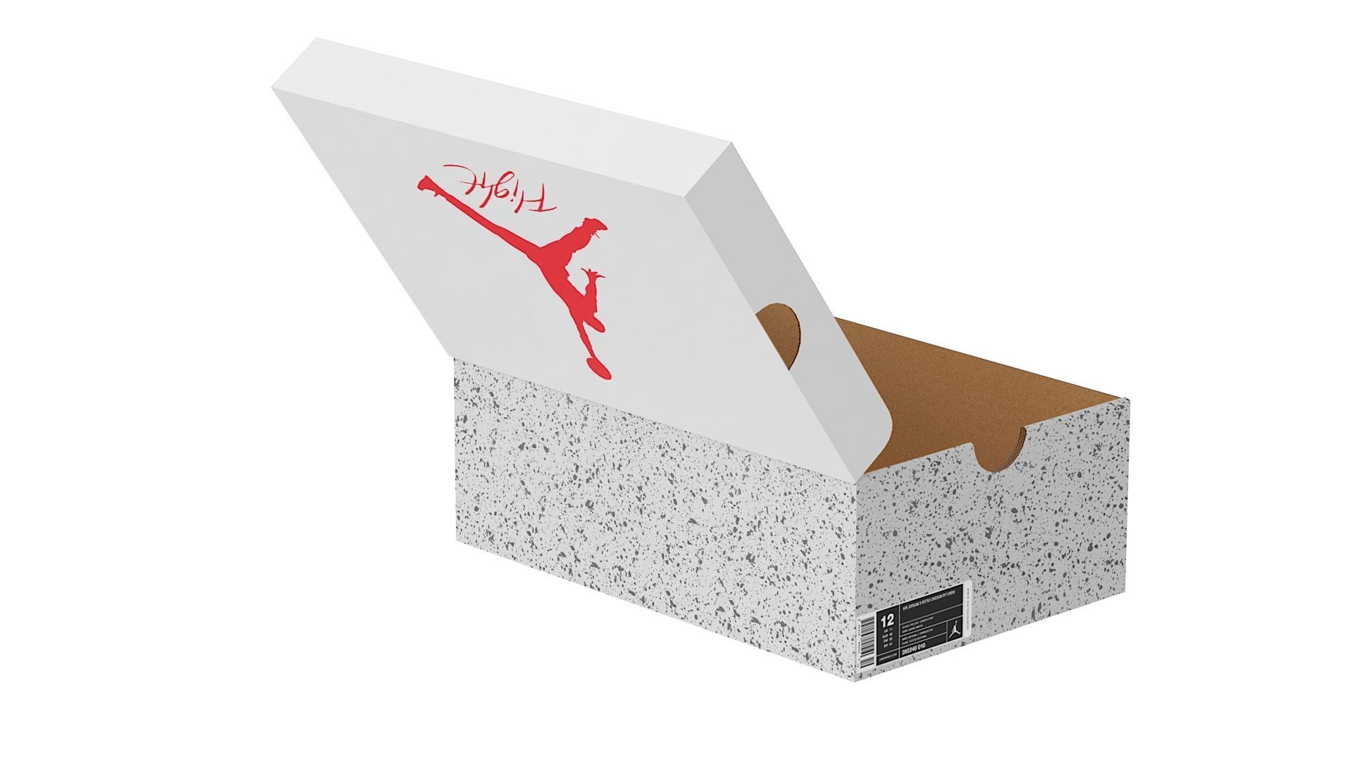 Jordan Box PBR 09 Low-poly 3D model_3