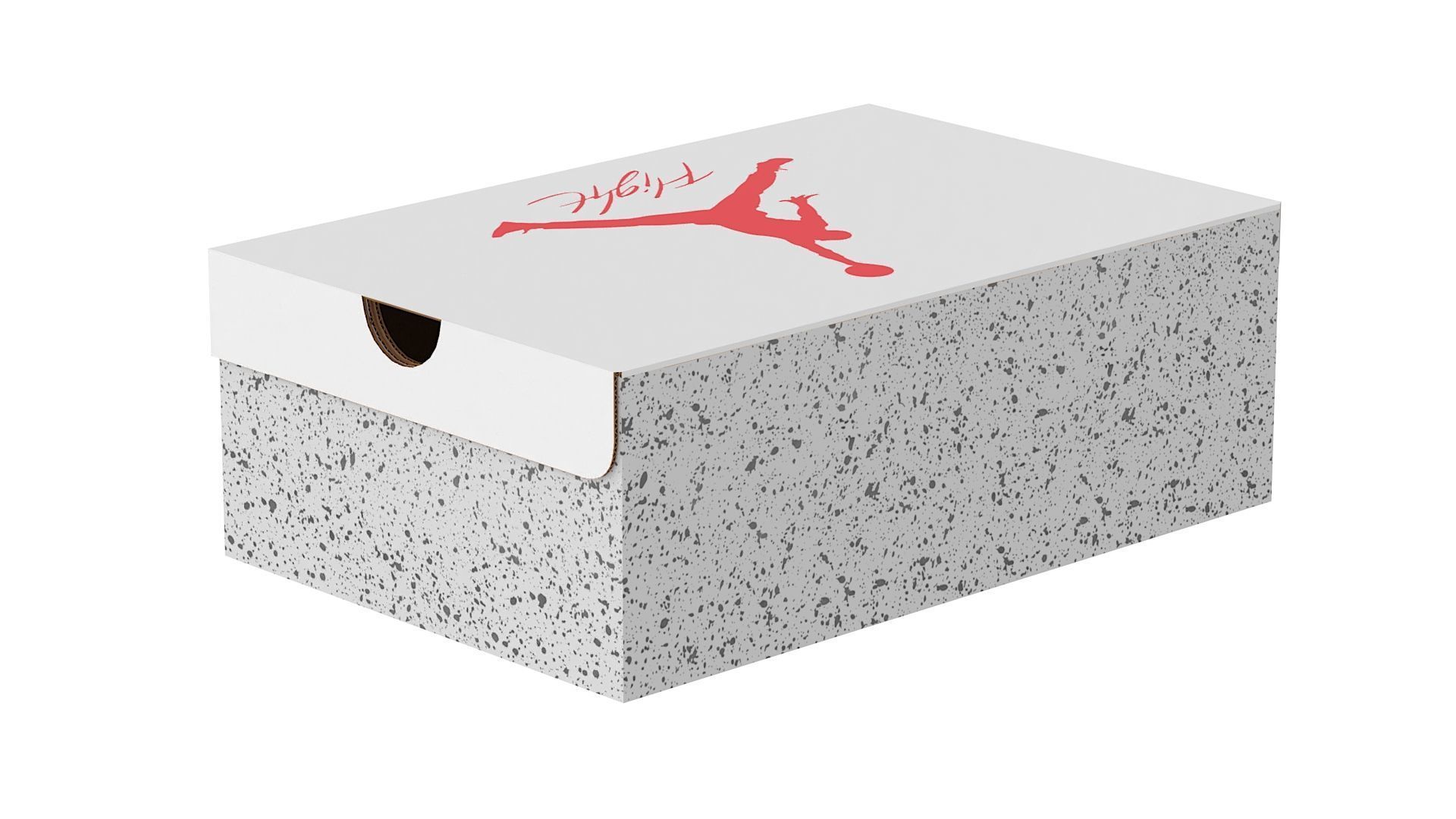 Jordan Box PBR 09 Low-poly 3D model_11