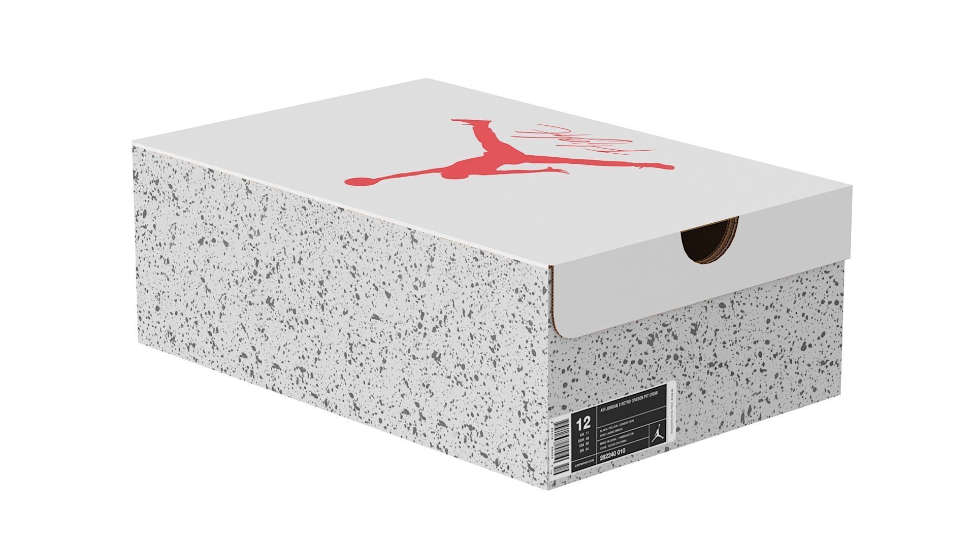 Jordan Box PBR 09 Low-poly 3D model_9