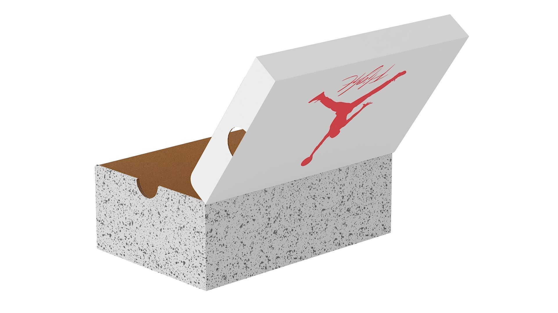 Jordan Box PBR 09 Low-poly 3D model_5
