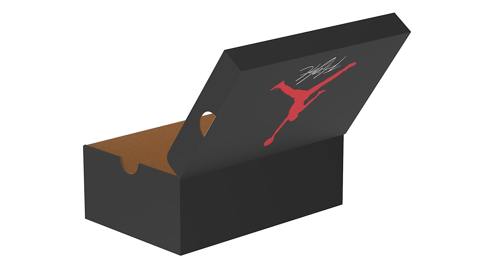 Jordan Box PBR 10 Low-poly 3D model_5