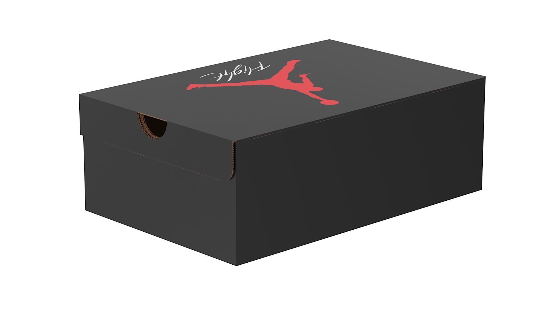 Jordan Box PBR 10 Low-poly 3D model_11