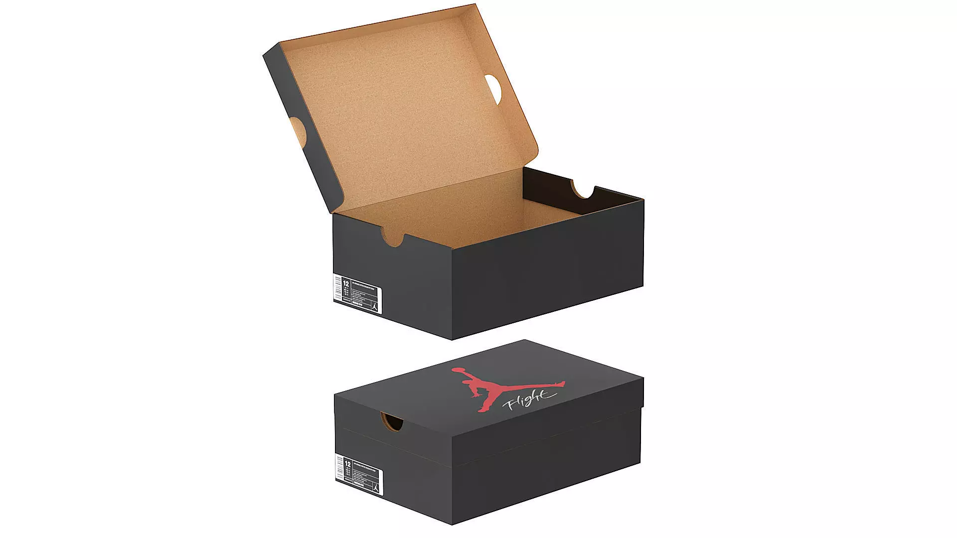 Jordan Box PBR 10 Low-poly 3D model_0