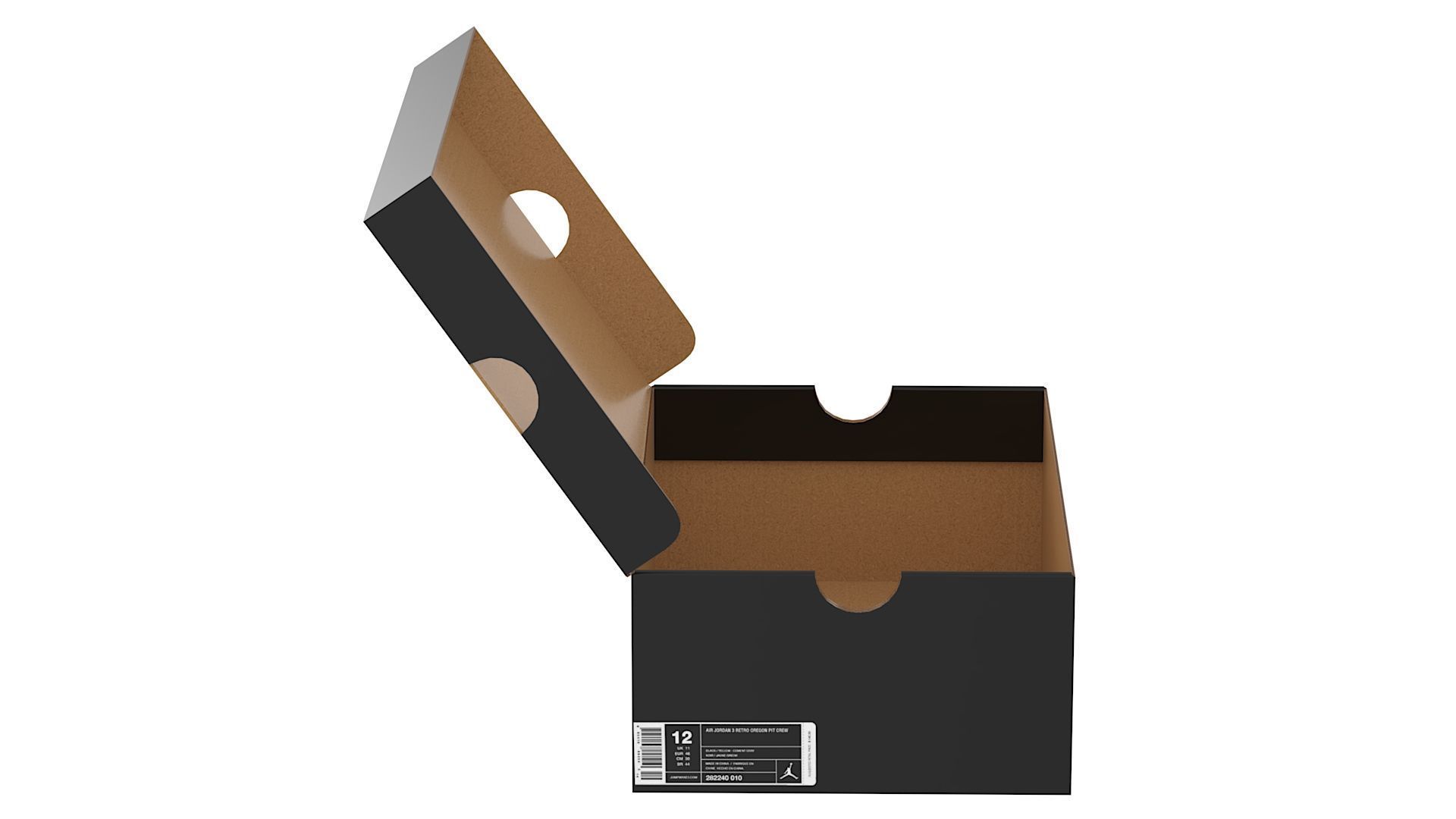 Jordan Box PBR 10 Low-poly 3D model_2