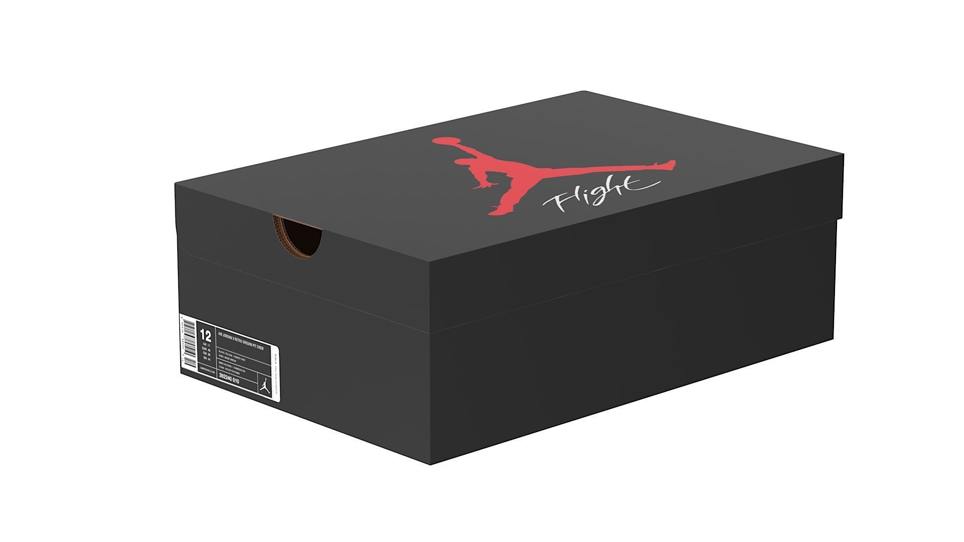 Jordan Box PBR 10 Low-poly 3D model_7