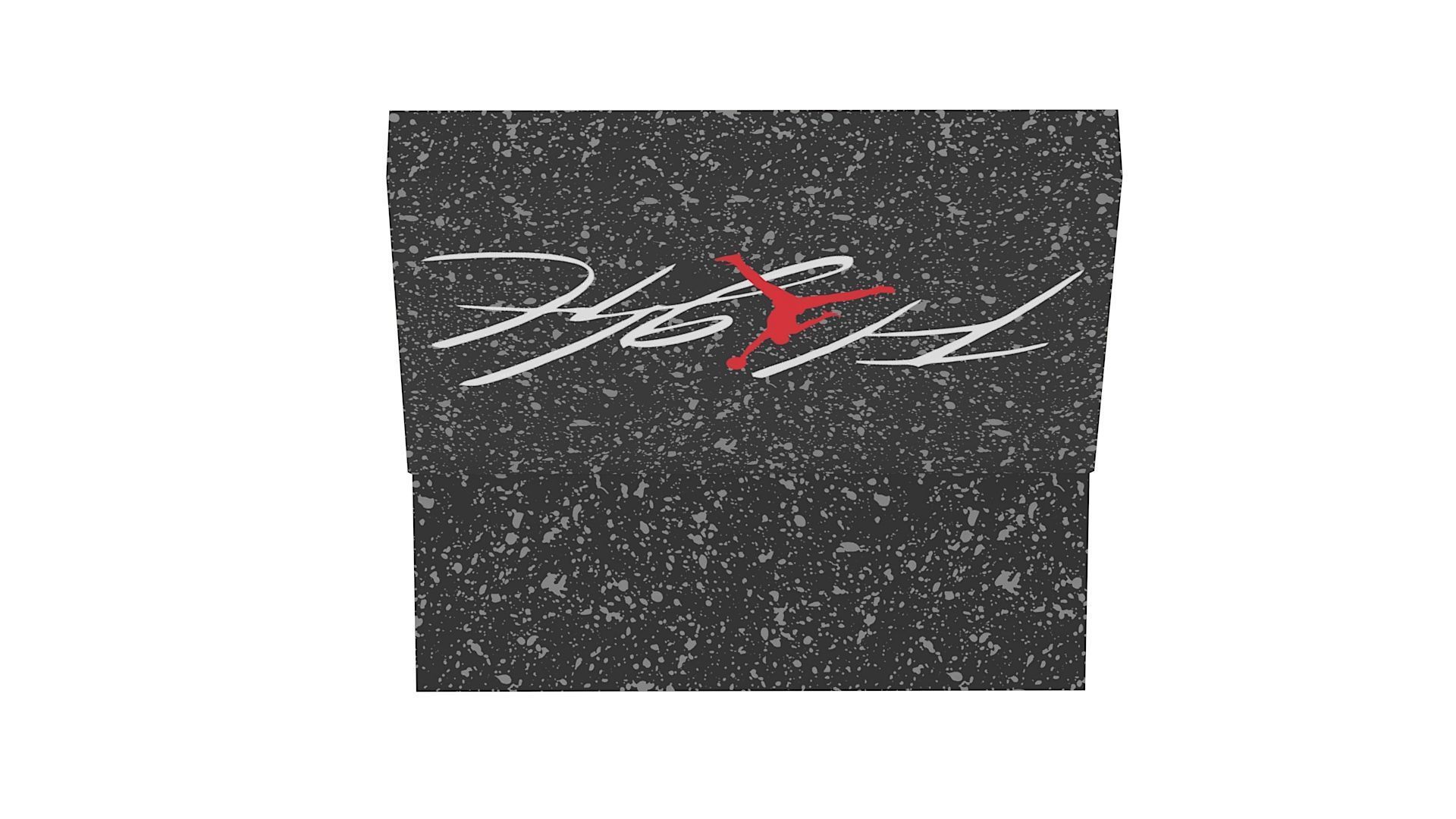 Jordan Box PBR 11 Low-poly 3D model_4