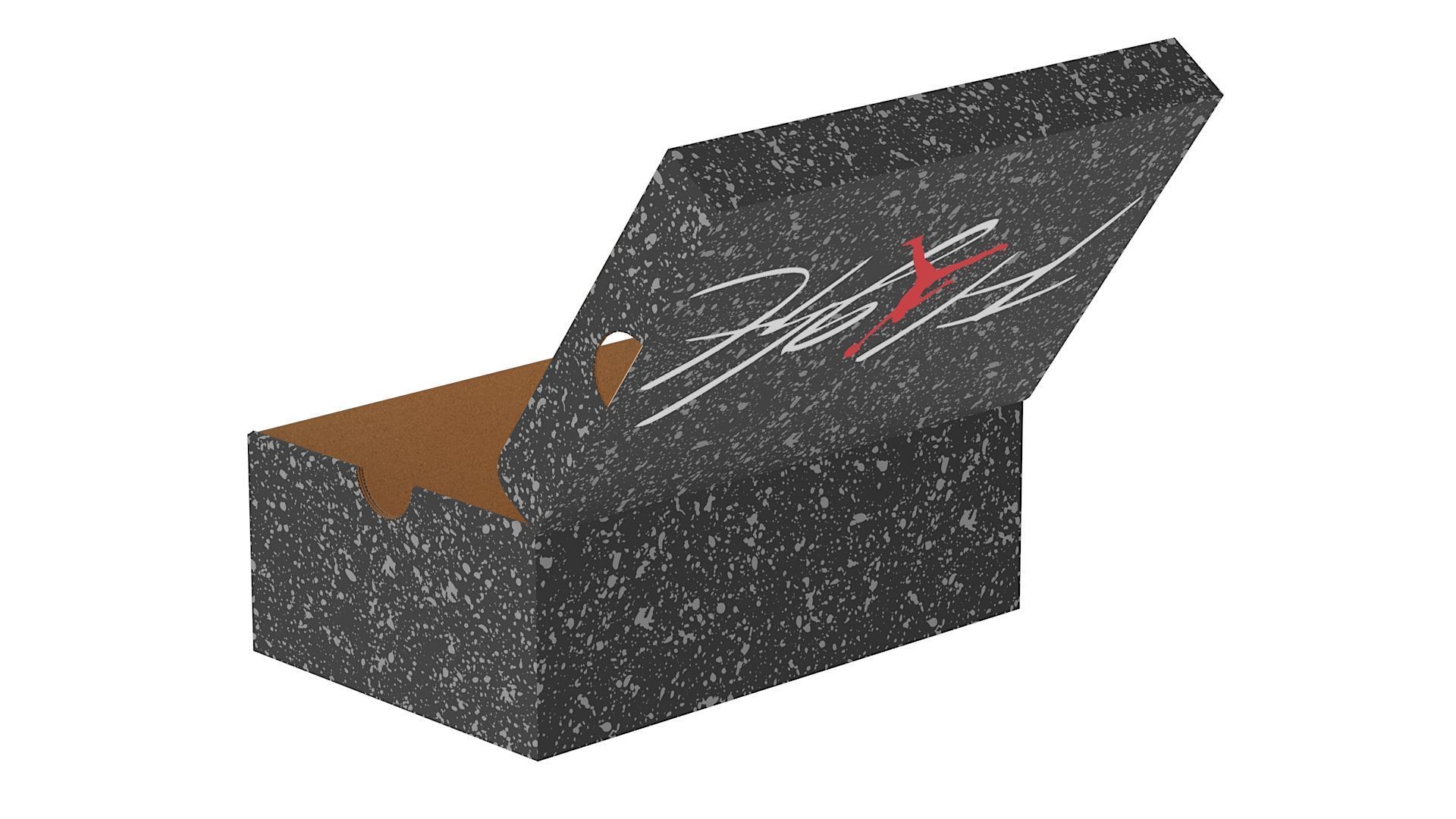 Jordan Box PBR 11 Low-poly 3D model_5
