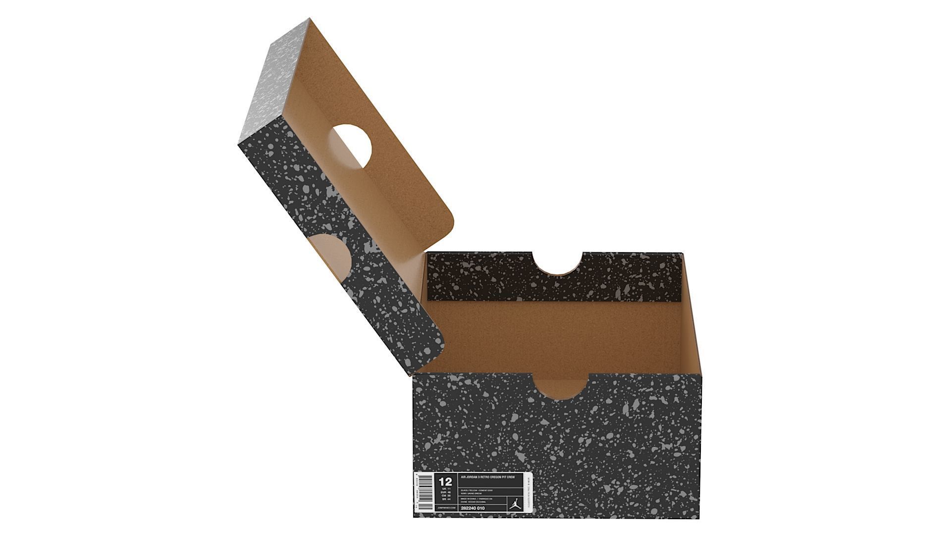 Jordan Box PBR 11 Low-poly 3D model_2