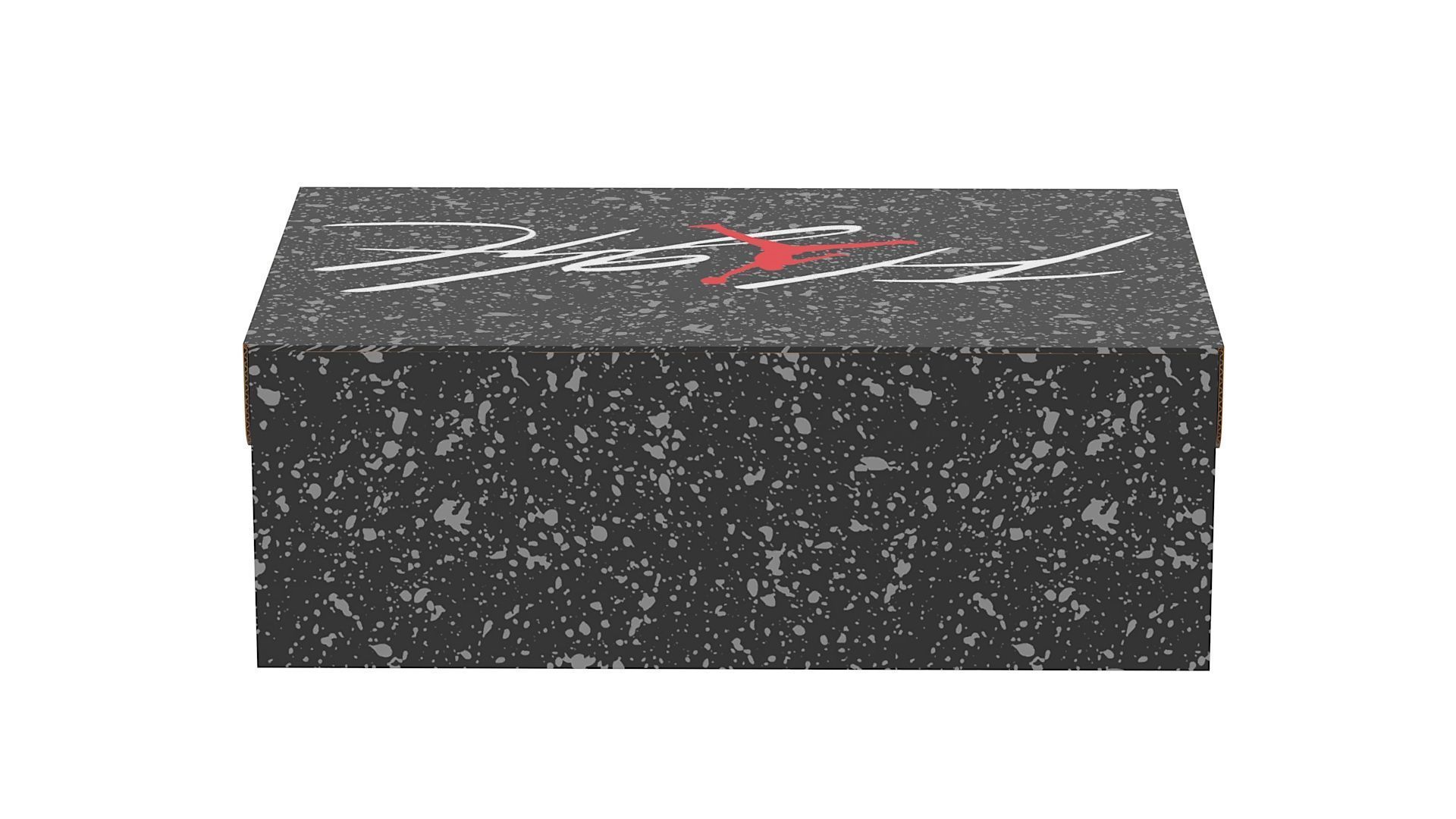 Jordan Box PBR 11 Low-poly 3D model_10