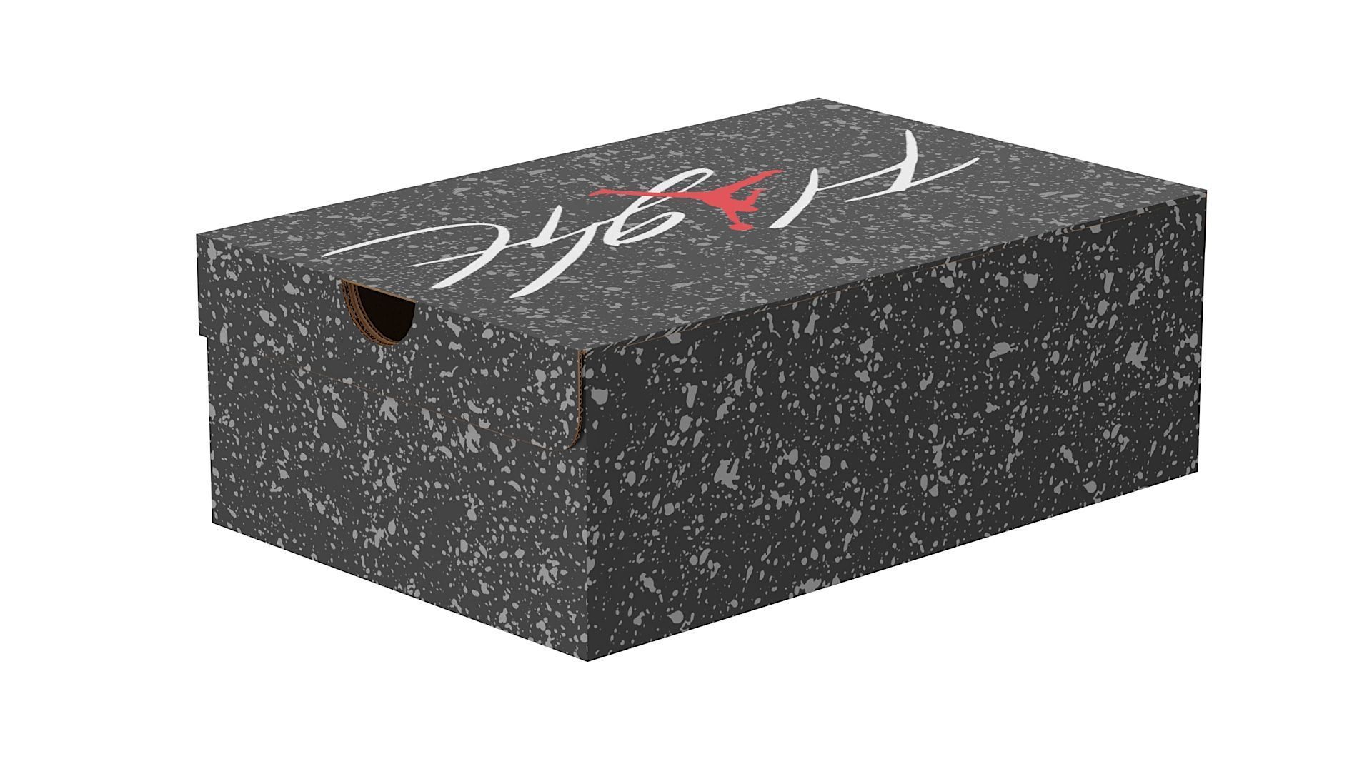 Jordan Box PBR 11 Low-poly 3D model_11