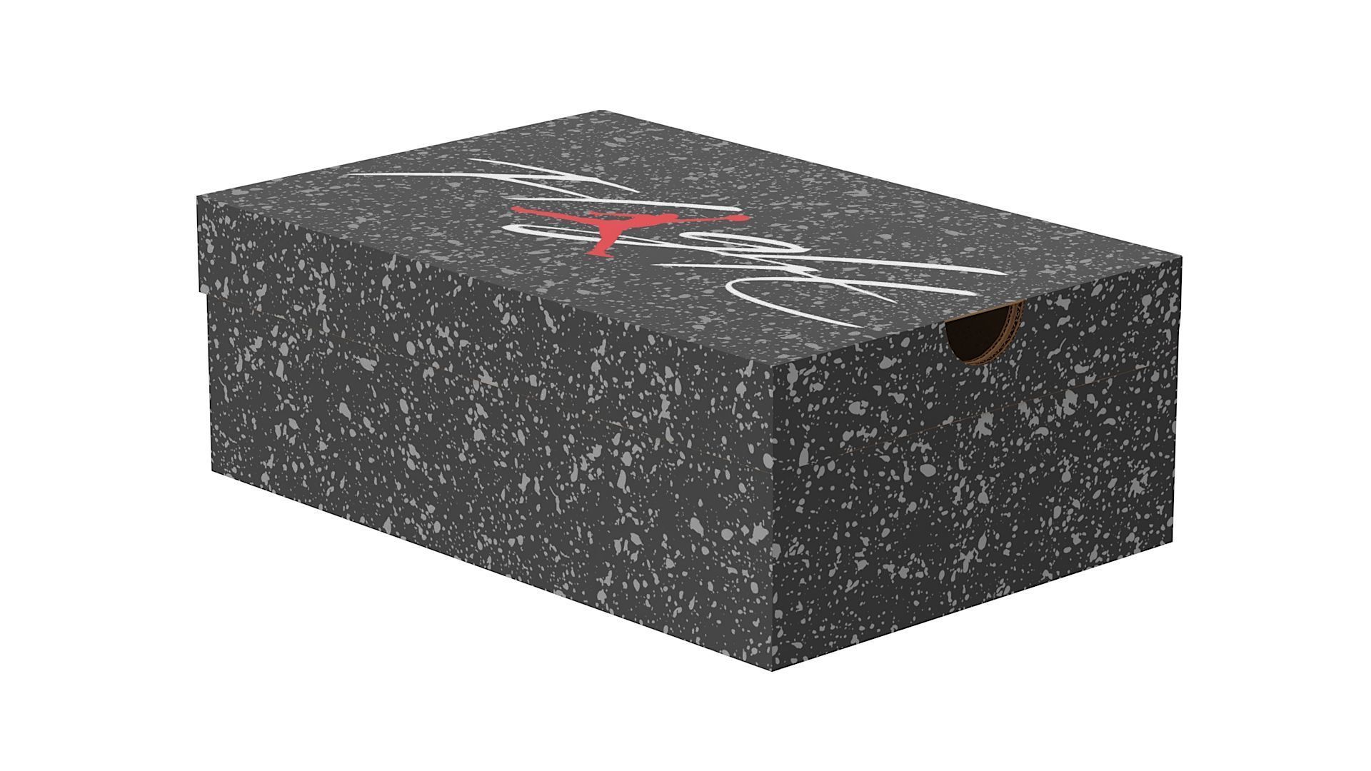 Jordan Box PBR 11 Low-poly 3D model_12