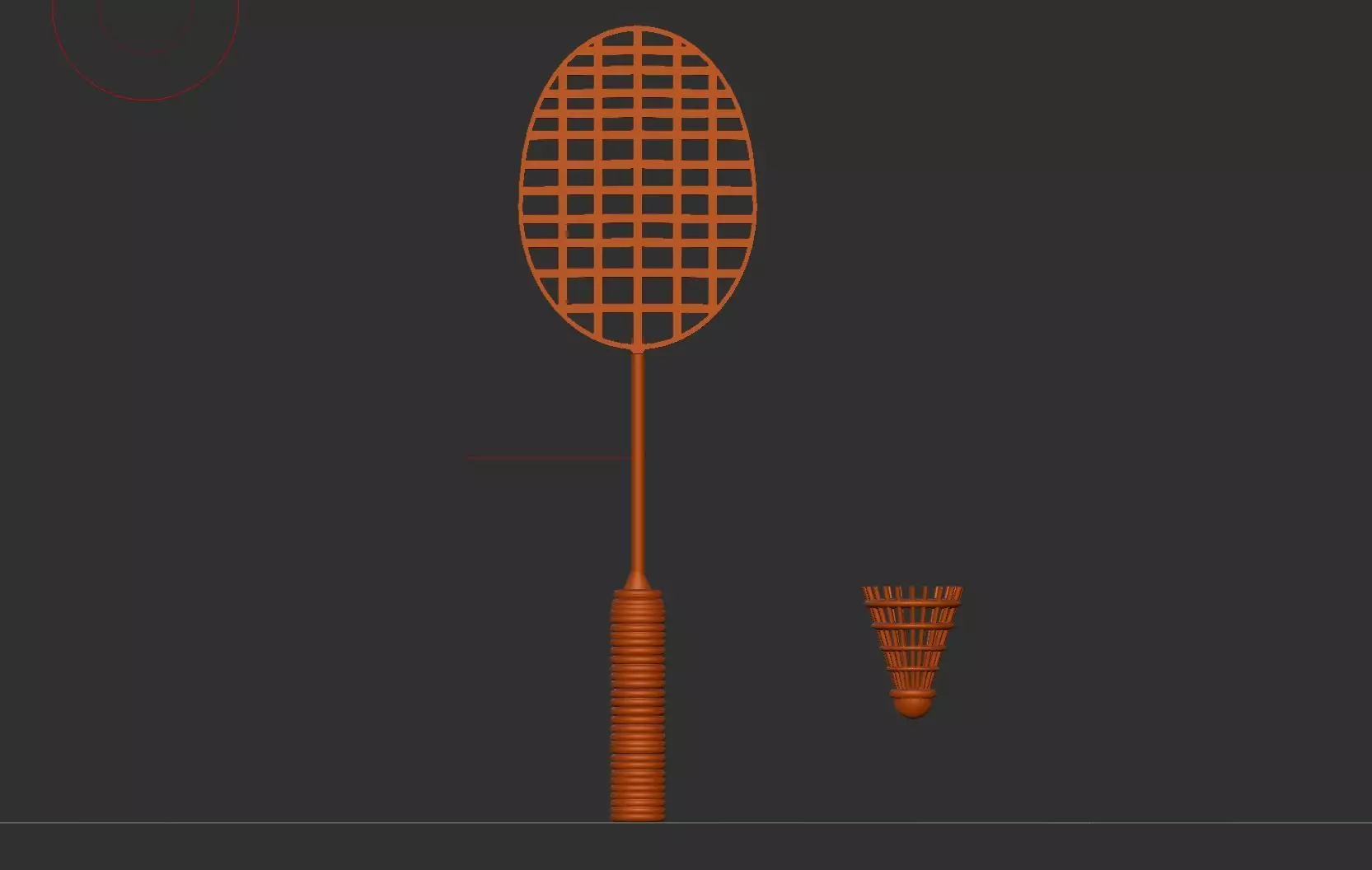 Badminton 3D print model
