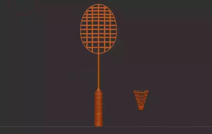 Badminton 3D print model