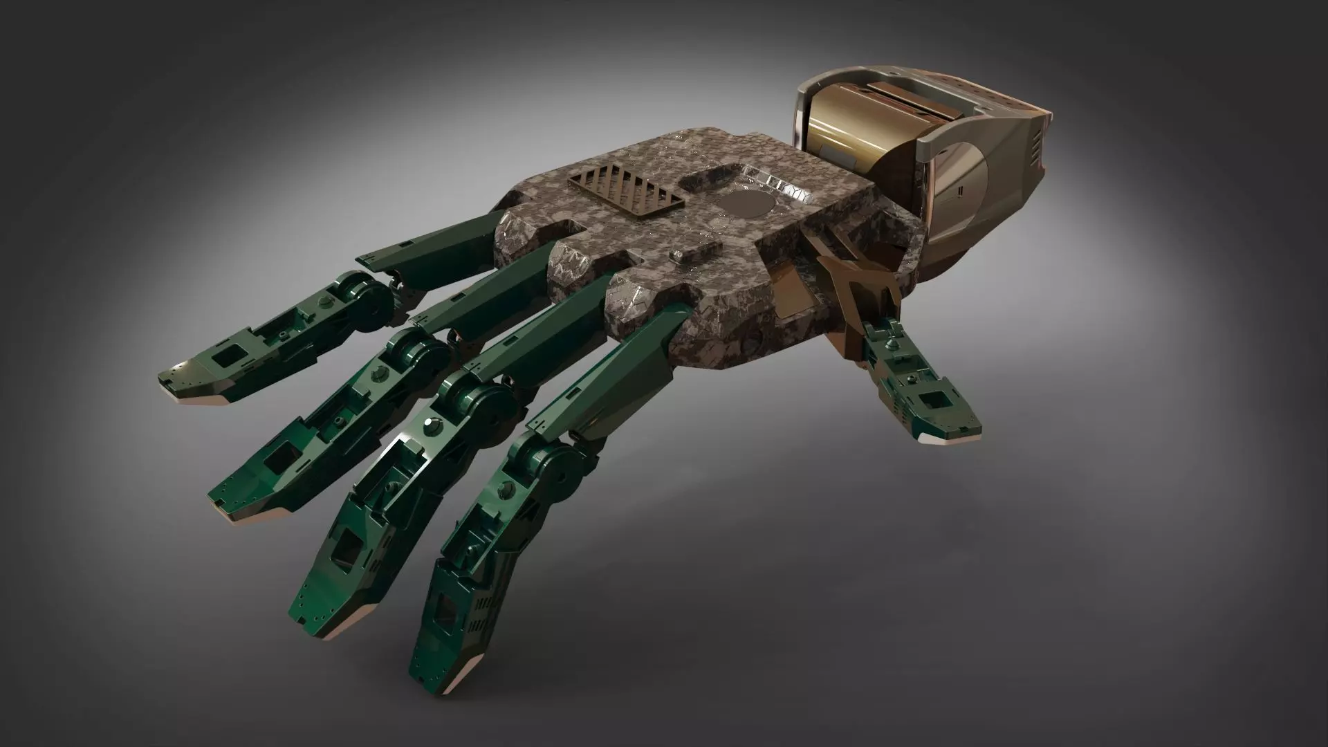 Hand robotic vol5 3D model_0
