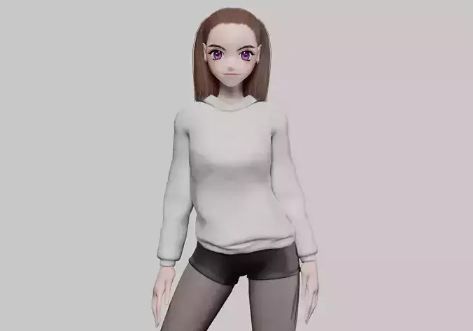 Young cute girl V24001 