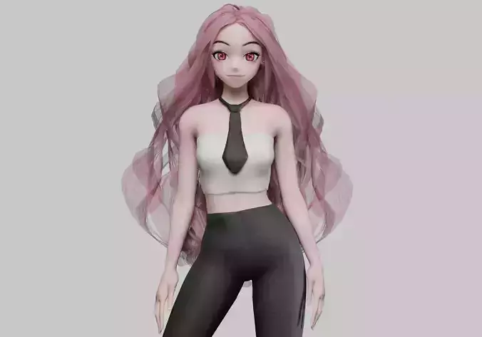 Young anime girl V35631 