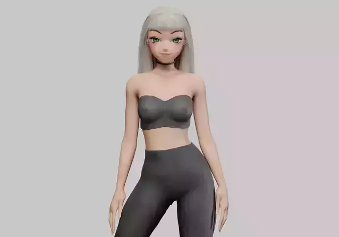 teen anime girl V26804 