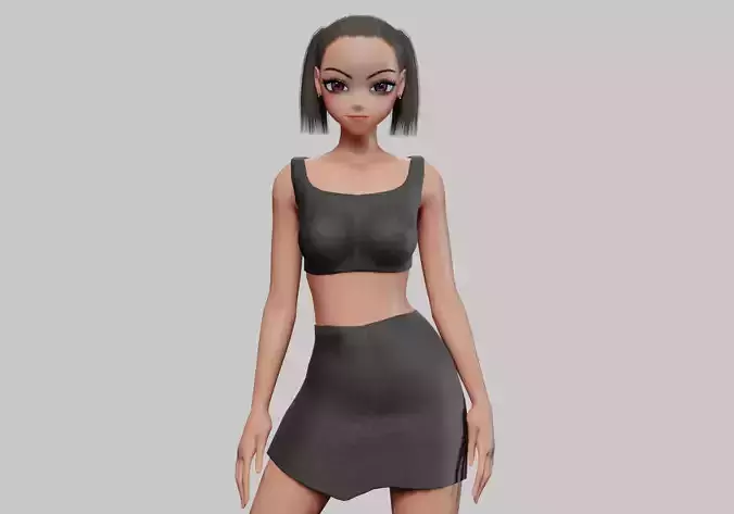 Standard anime girl V18851 