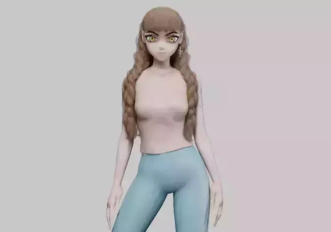 cute Standard girl V31871 