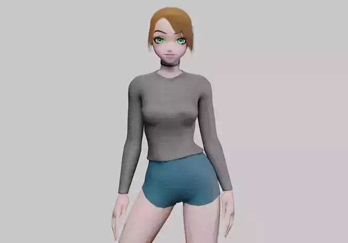 cute classic girl V20080 