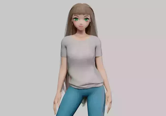 classic anime girl V31796 