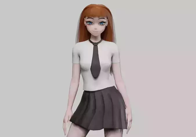 anime Basic girl V29007 