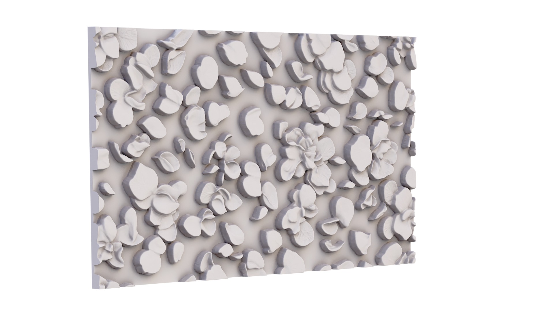 decor set wall panel wall relief mural CNC 54 3D model_1