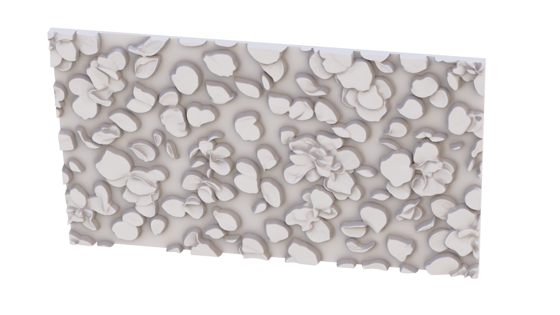 decor set wall panel wall relief mural CNC 54 3D model_4